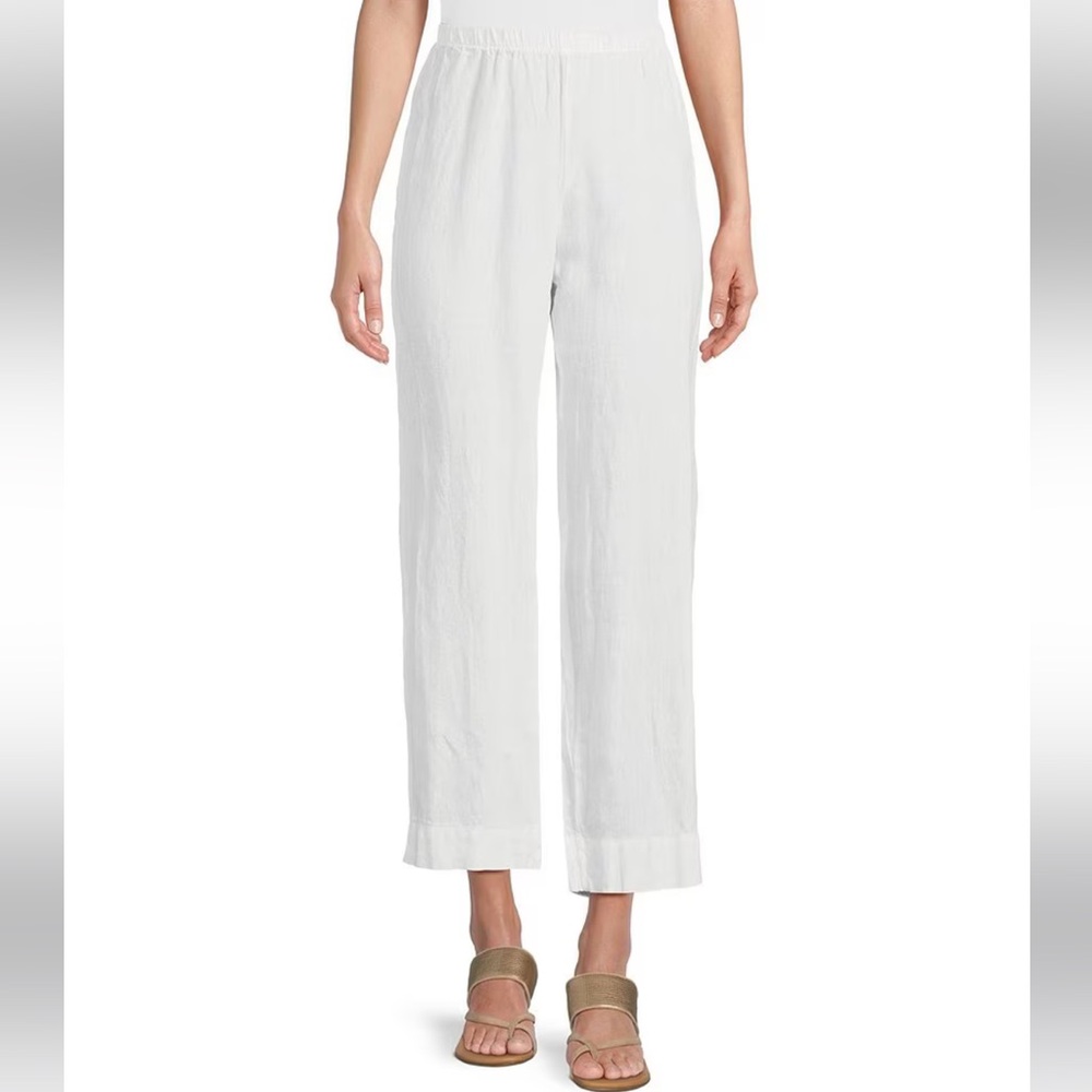 Bryn Walker Anka Light White Linen Pants XXS NWT